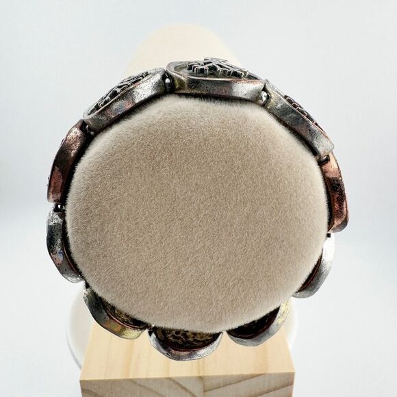 Vintage Tree of Life Coins Stretch Bracelet Timeless Symbolism Retro - Picture 5 of 6